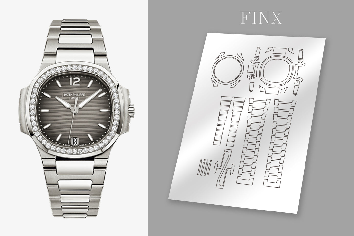 ชุดฟิล์มกันรอยPatek Philippe Nautilus 7018/1A