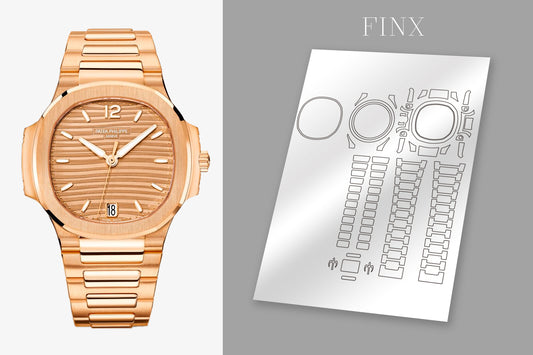 Patek Philippe Nautilus 7118/1R-001 , 7118/1R-010 ชุดฟิล์มกันรอย