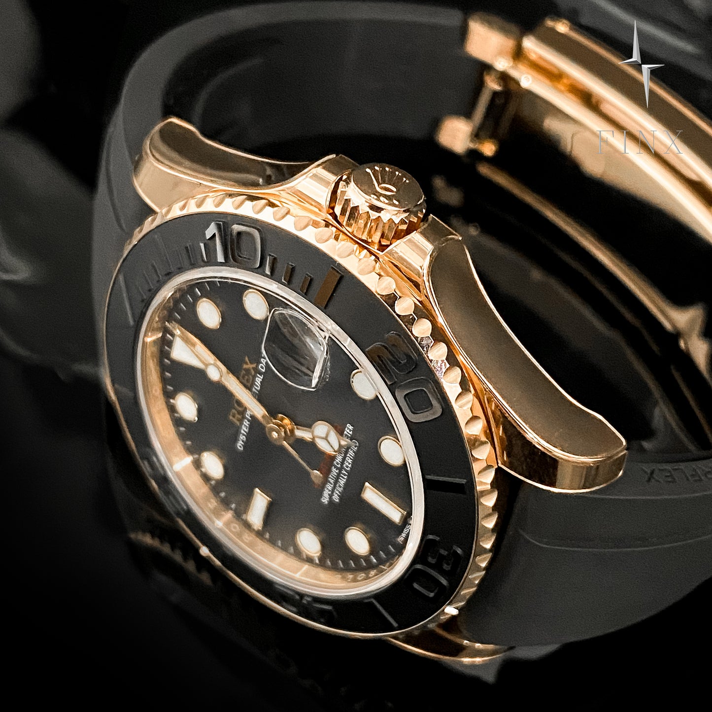 ชุดฟิล์มกันรอย Rolex Yachtmaster (Oysterflex)268655 (37 มม.)