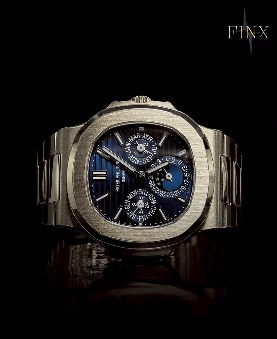 FINXWATCH: Patek Philippe Nautilus 5740/1G-001 - Preserve its Sporty Elegance & Perpetual Brilliance watch protection guide | FINX Watch Protection Film