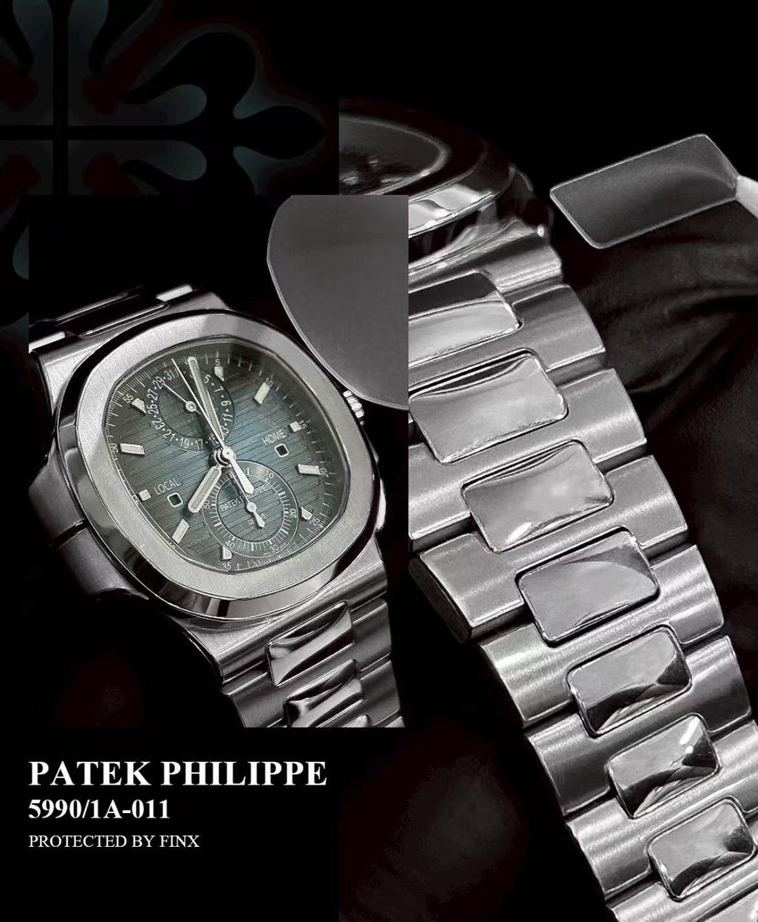 FINXWATCH: Protecting Your Worldly Style: The Patek Philippe 5990/1A-011 Travel Time Chronograph