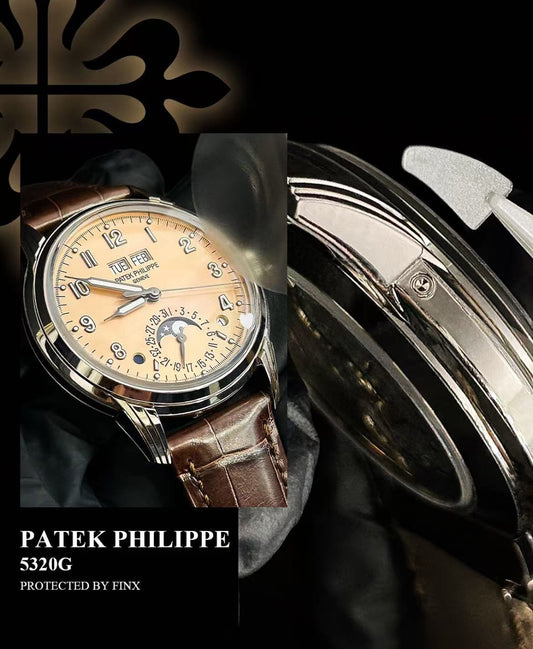 FINXWATCH: Preserving Vintage Charm - Protecting Your Patek Philippe 5320G watch protection guide | FINX Watch Protection Film