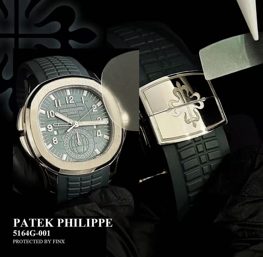 FINXWATCH: Protecting Your Journeys: Patek Philippe Aquanaut Travel Time 5164G-001