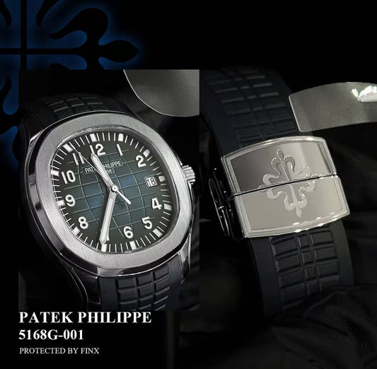 FINXWATCH: Protecting the Commanding Elegance of Your Patek Philippe Aquanaut 5168G-001