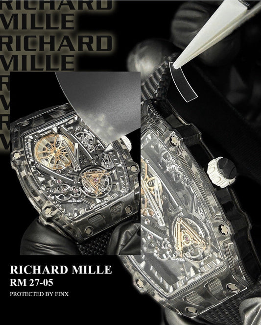 FINXWATCH: Protecting Engineering Marvel: Your Richard Mille RM 27-05 Flying Tourbillon watch protection guide | FINX Watch Protection Film
