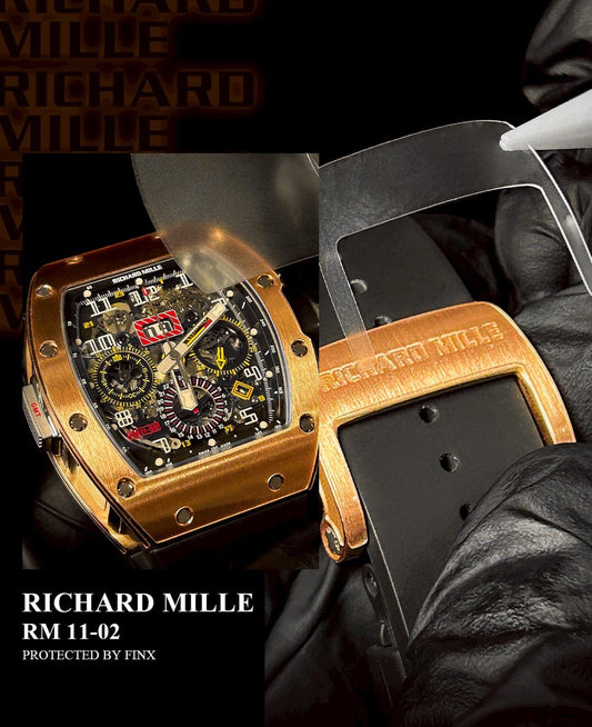 FINXWATCH: Protecting Advanced Functionality: Your Richard Mille RM 11-02 Flyback Chronograph GMT watch protection guide | FINX Watch Protection Film