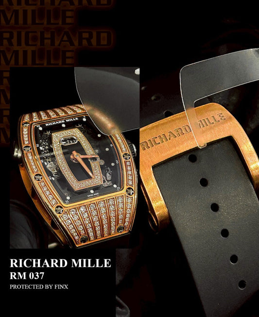 FINXWATCH: Protecting Elegant Power: Your Richard Mille RM 037 Automatic watch protection guide | FINX Watch Protection Film