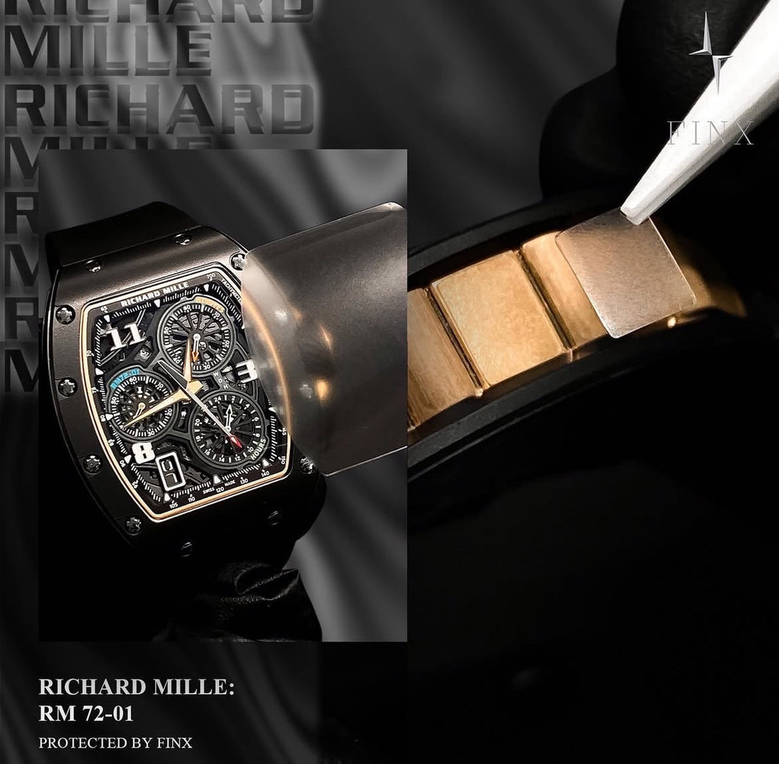 FINXWATCH: Protecting Rhythmic Precision: Your Richard Mille RM 72-01 In-House Chronograph watch protection guide | FINX Watch Protection Film
