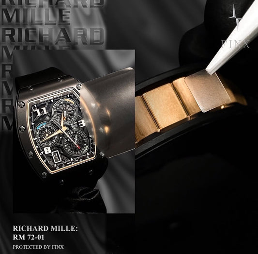 FINXWATCH: Protecting Rhythmic Precision: Your Richard Mille RM 72-01 In-House Chronograph watch protection guide | FINX Watch Protection Film