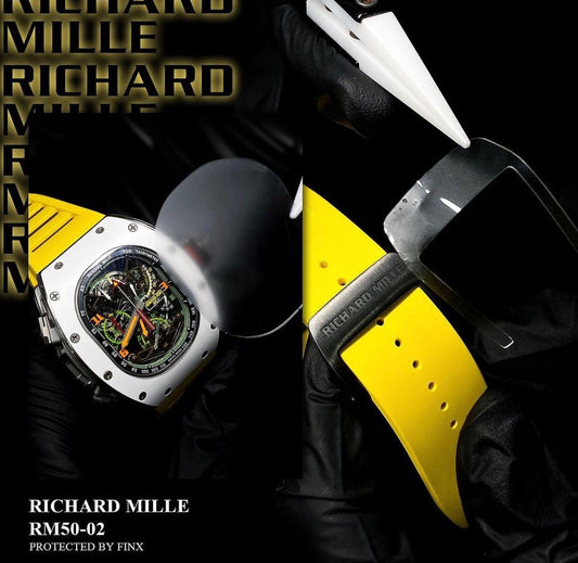 FINXWATCH: Protecting Zenith of Engineering: Your Richard Mille RM 50-02 ACJ Tourbillon watch protection guide | FINX Watch Protection Film