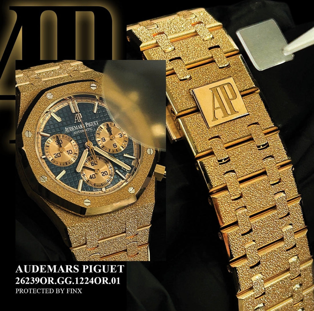 FINXWATCH: Protecting Luxury and Performance: Your Audemars Piguet Royal Oak Offshore 262390R.GG.12240R.01 watch protection guide | FINX Watch Protection Film