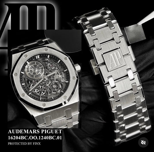 FINXWATCH: Protecting Timeless Luxury: Your Audemars Piguet 16204BC.00.1240BC.01 watch protection guide | FINX Watch Protection Film