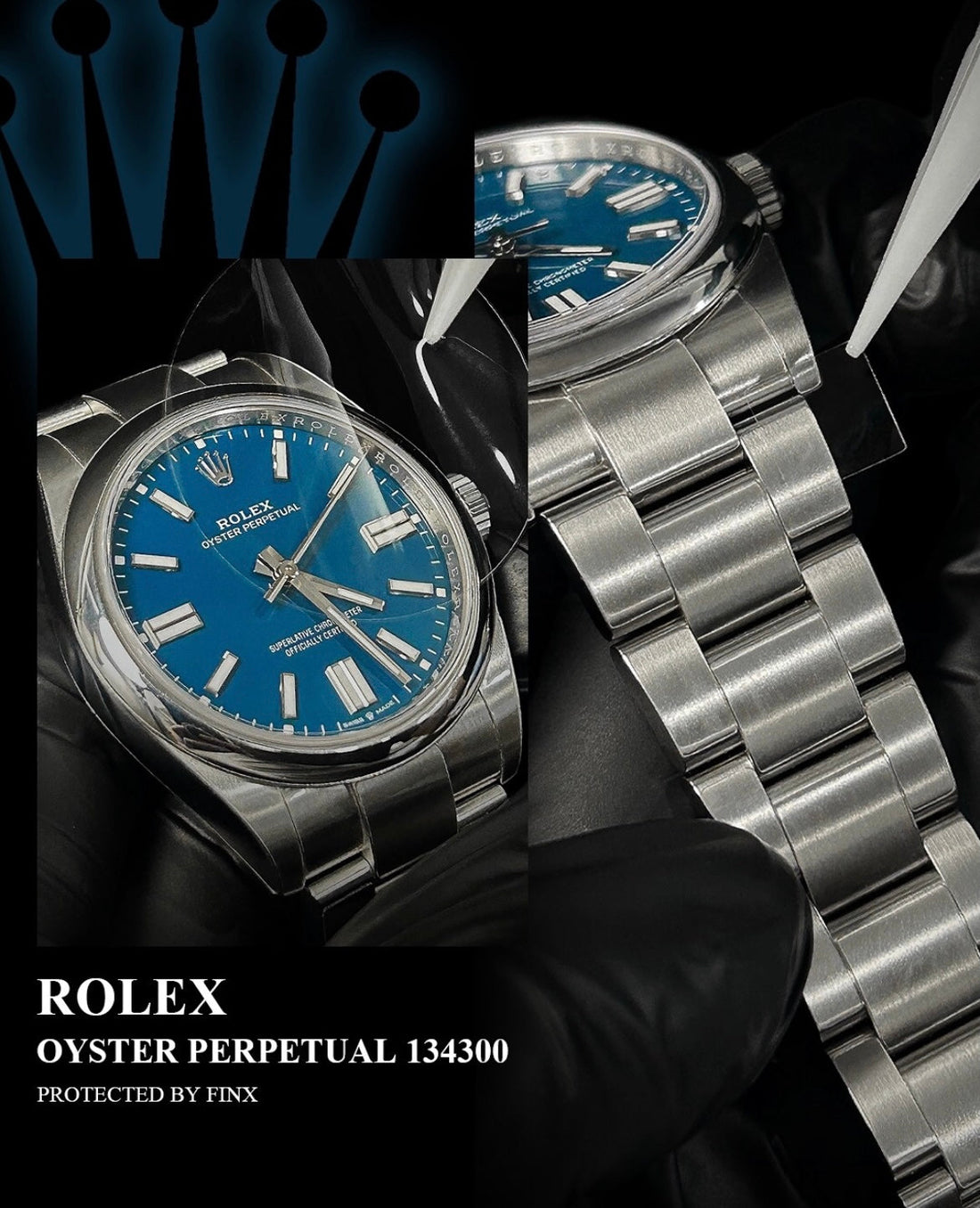 FINXWATCH: Protecting Timeless Simplicity: Your Rolex Oyster Perpetual 134300 watch protection guide | FINX Watch Protection Film