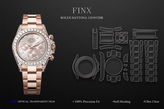 Rolex Daytona 126595TBR with FINX Optical Transparent Film