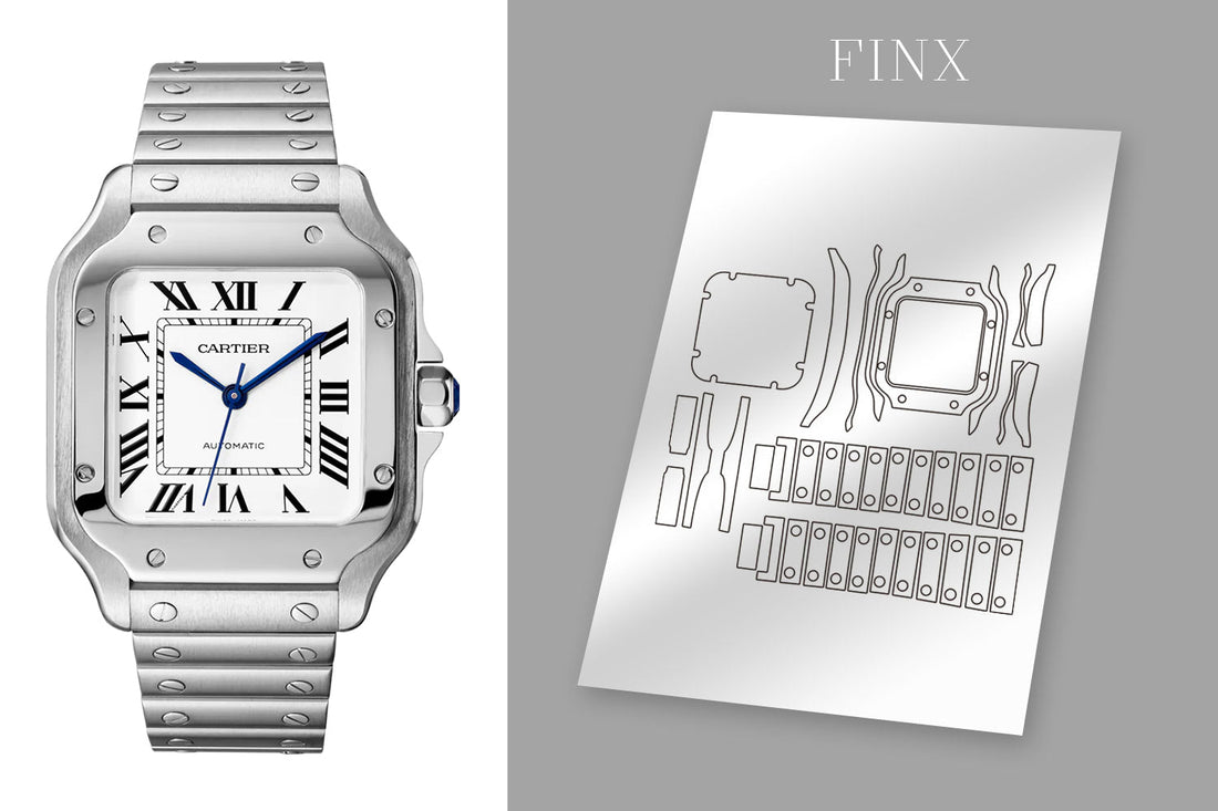 Cartier Santos WSSA0018 with FINX protection film