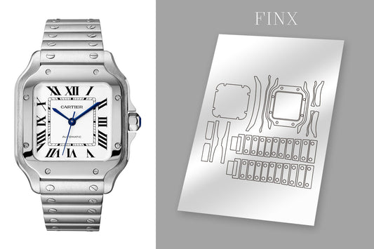 Cartier Santos WSSA0018 with FINX protection film