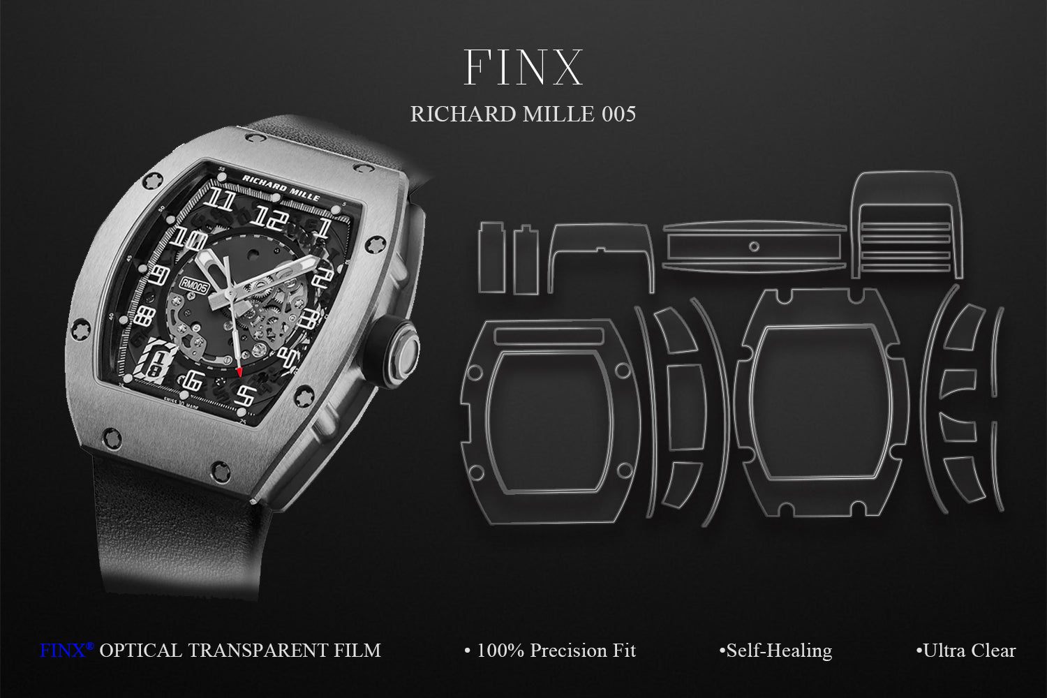 RICHARD MILLE RM005 Protection Kit | Invisible Watch Protection Film ...