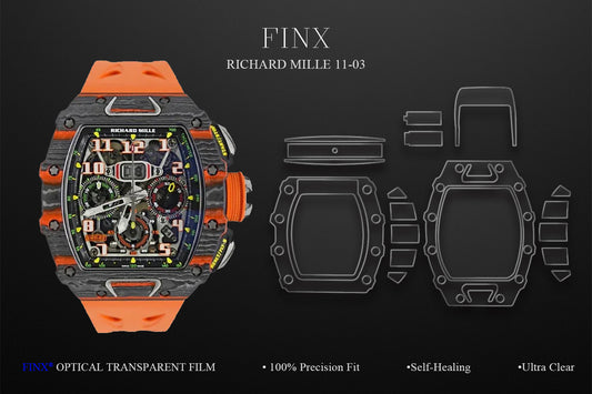 Richard Mille RM11-03-Mclauren Protection Kit protection film by FINX