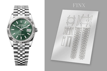 ชุดฟิล์มกันรอย Rolex Datejust (Jubilee)126234 (36mm) 