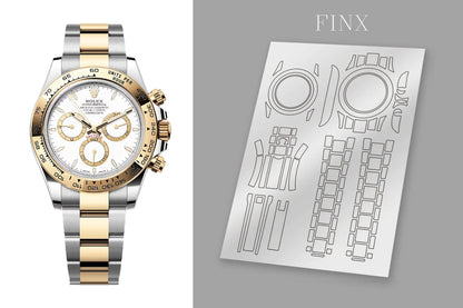 Rolex Daytona(Oystersteel and yellow gold) 126503 Protection Kit protection film by FINX