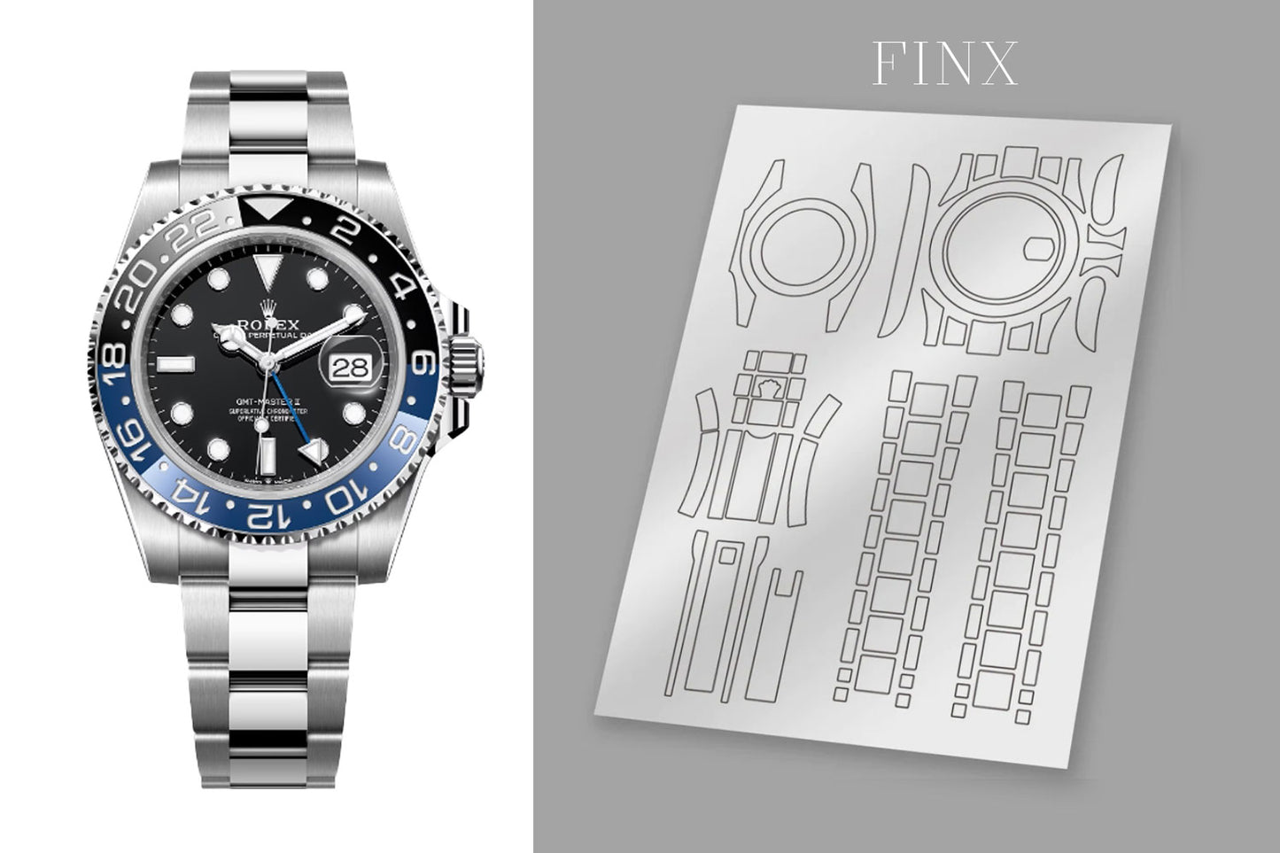 Rolex GMT Master ll (Oystersteel) 126710 Protection Kit