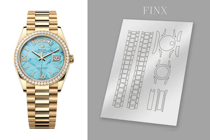 Rolex Day-Date 128348 (36mm) protection film by FINX