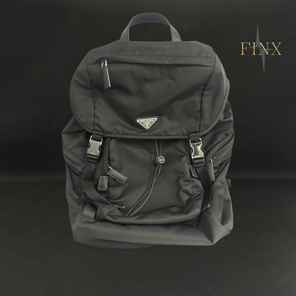 Prada Re-Nylon and Saffiano Leather Backpack Black Protection Kit