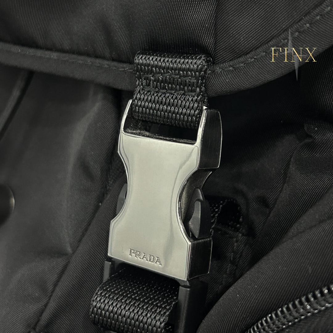 Prada Re-Nylon and Saffiano Leather Backpack Black Protection Kit