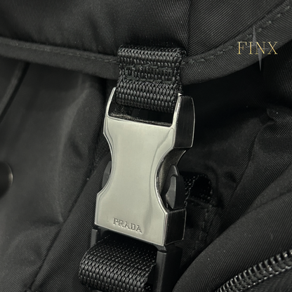 Prada Re-Nylon and Saffiano Leather Backpack Black Protection Kit