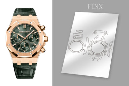 Audemars Piguet Royal Oak 26240OR.OO.D404CR.02 protection film by FINX