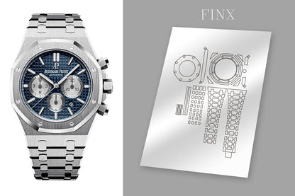 Audemars Piguet Royal Oak Offshore Selfwinding Chronograph 26331ST.OO.1220ST.01 protection film by FINX