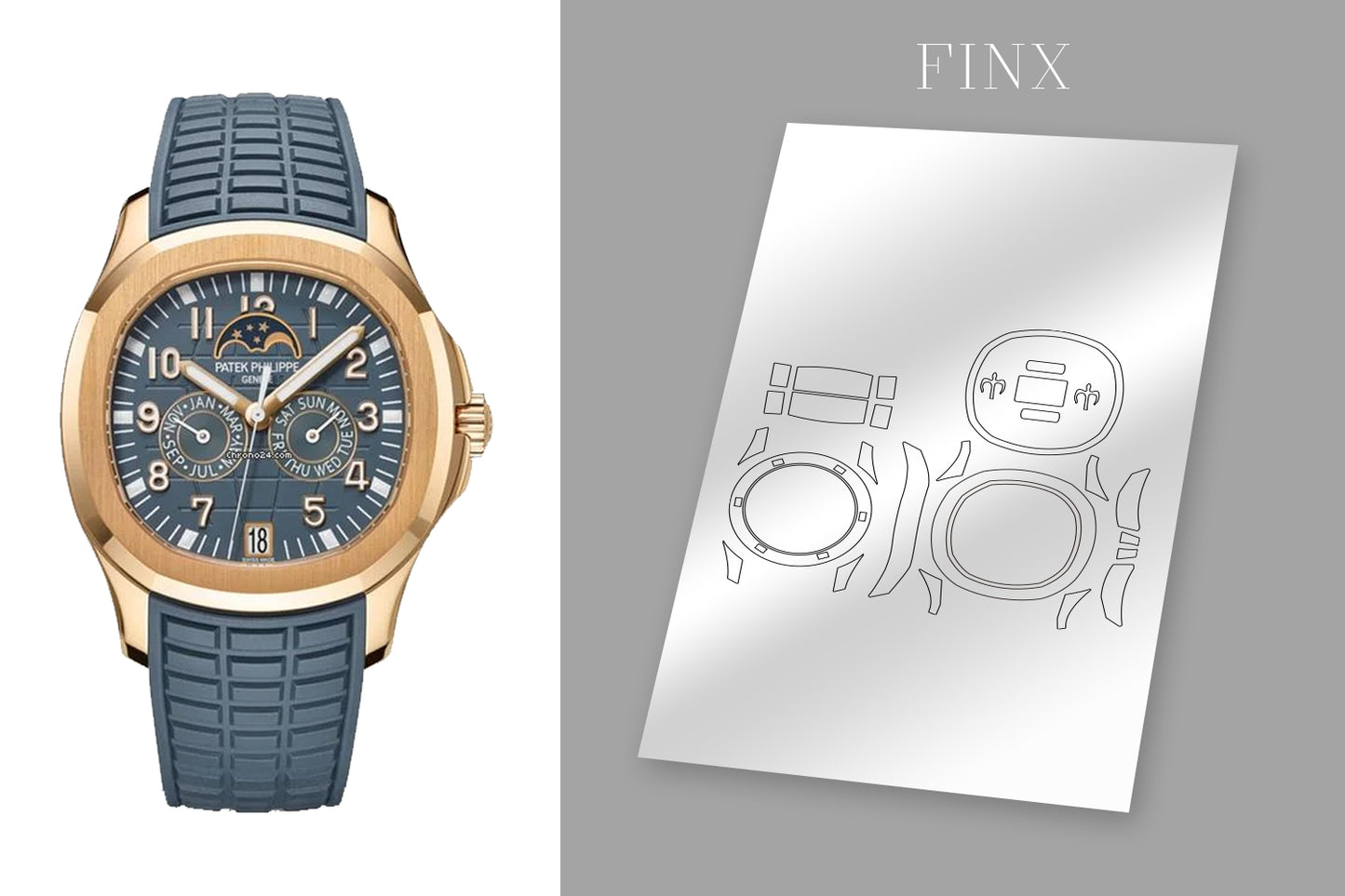 ชุดป้องกัน Patek Philippe Aquanaut 5261R-001 