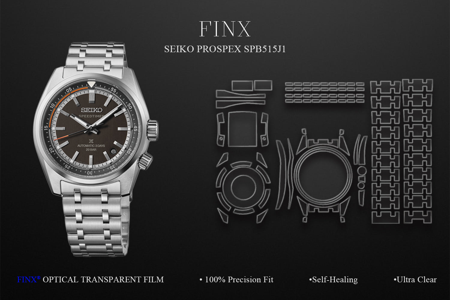 Seiko Prospex SPB515J1 Protection Kit | Invisible Watch Protection Film ...