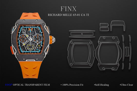 Richard Mille RM 65-01 CA TI McLaren W1 Protection Kit protection film by FINX