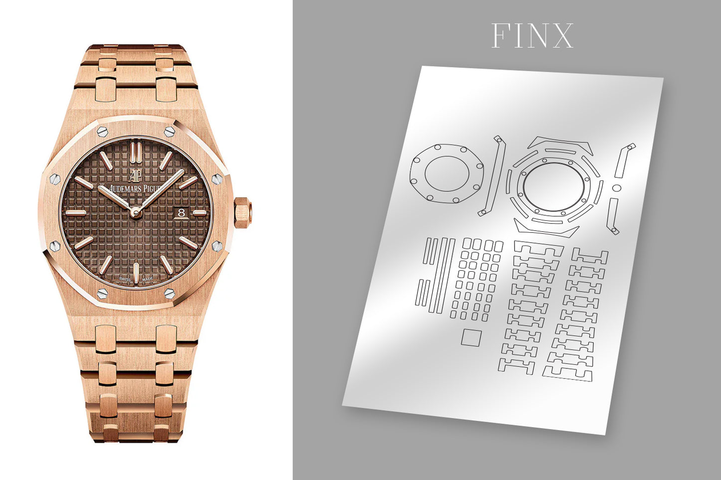 Audemars Piguet Royal Oak Quartz  67650OR.OO.1261OR.01 Protective Kit