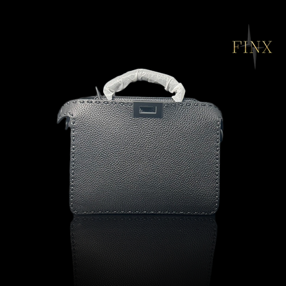 Fendi Peekaboo ISeeU Small Black Selleria bag Protective Kit