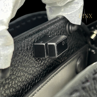 Fendi Peekaboo ISeeU Small Black Selleria bag Protective Kit