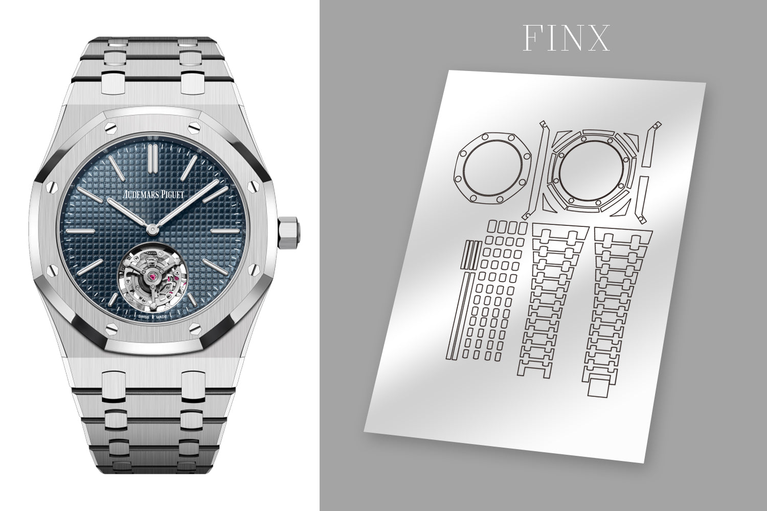 Audemars Piguet Royal Oak Selfwinding Flying Tourbillon บางพิเศษ 26670 ...