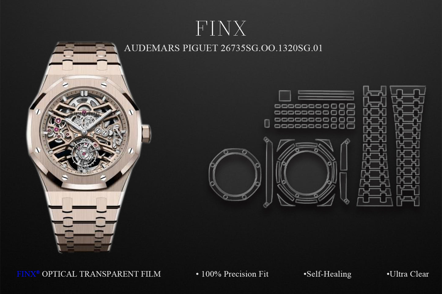 Audemars Piguet Royal Oak 26735SG.OO.1320SG.01 Watch Protection Film | FINX