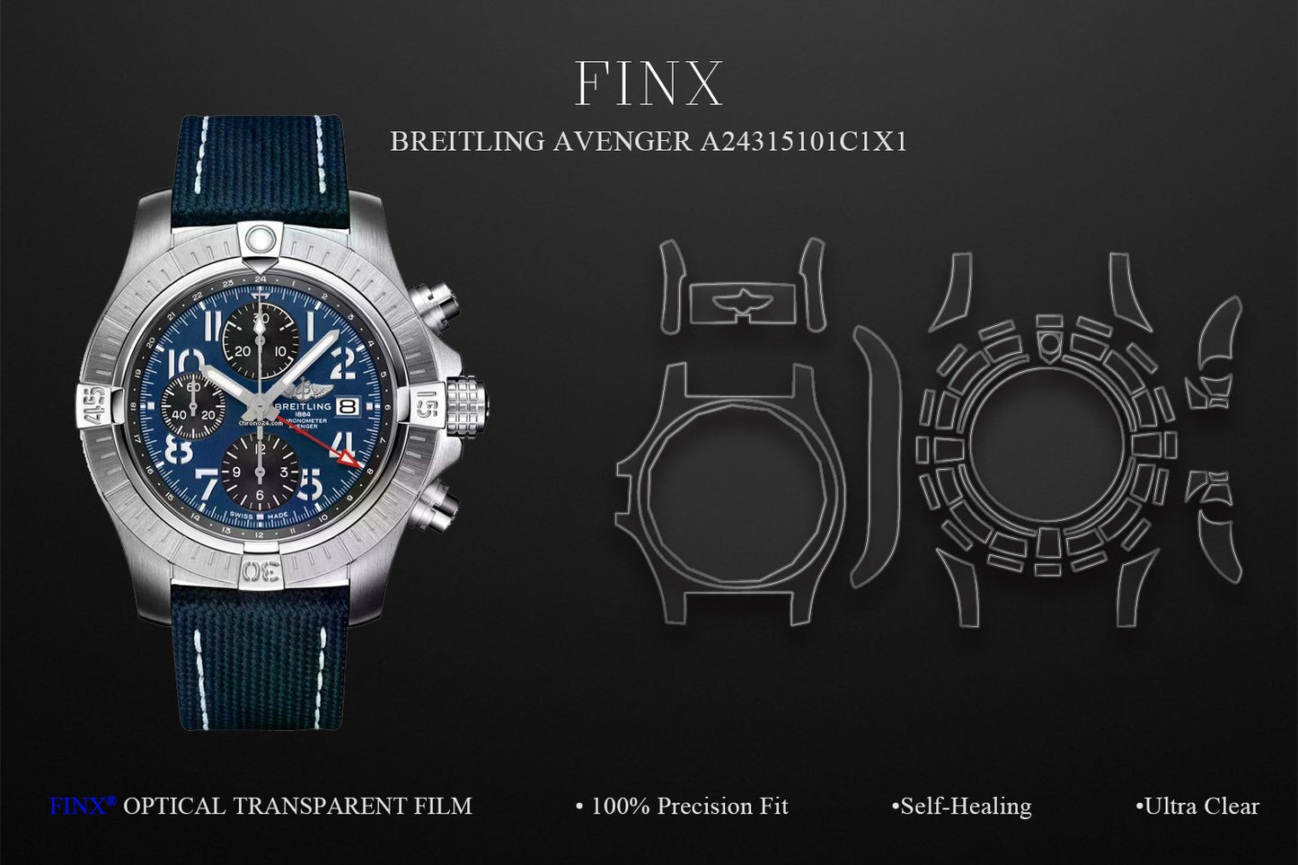 Breitling Avenger A24315101C1X1 Watch Protection Film | FINX