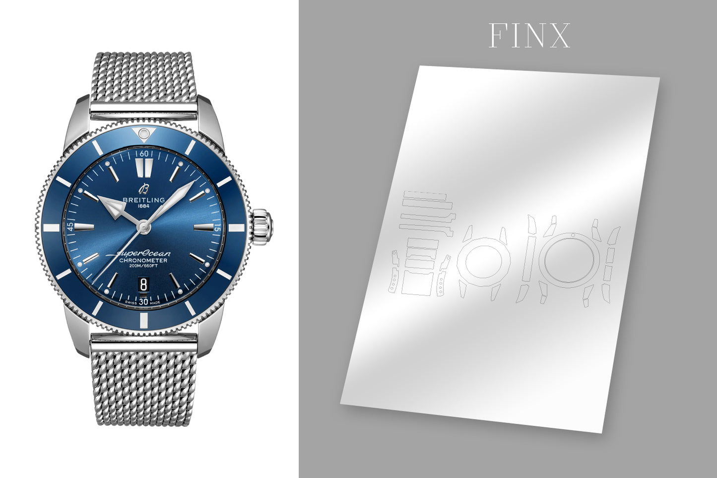 ชุดป้องกัน Breitling Superocean Heritage II