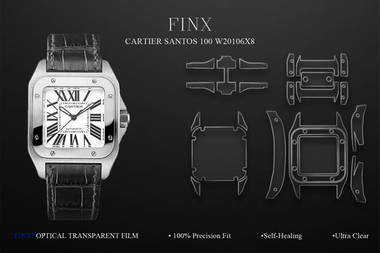 Cartier Santos 100 W20106x8 Protection Kit protection film by FINX