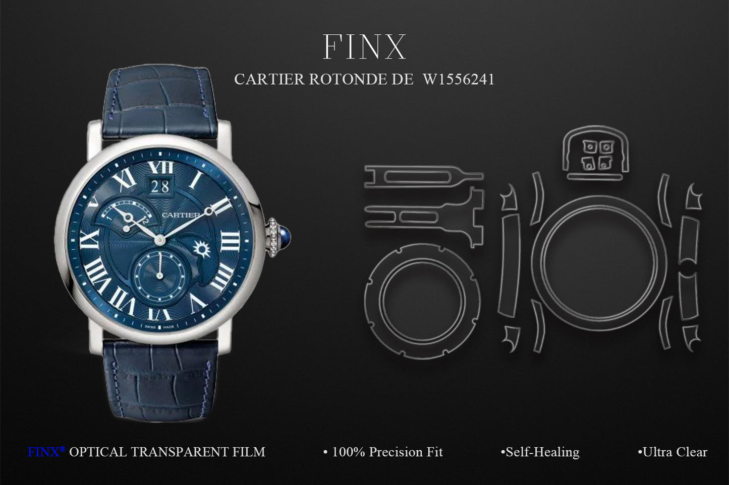 Cartier Rotonde De Cartier W1556241 Watch Protection Film | FINX