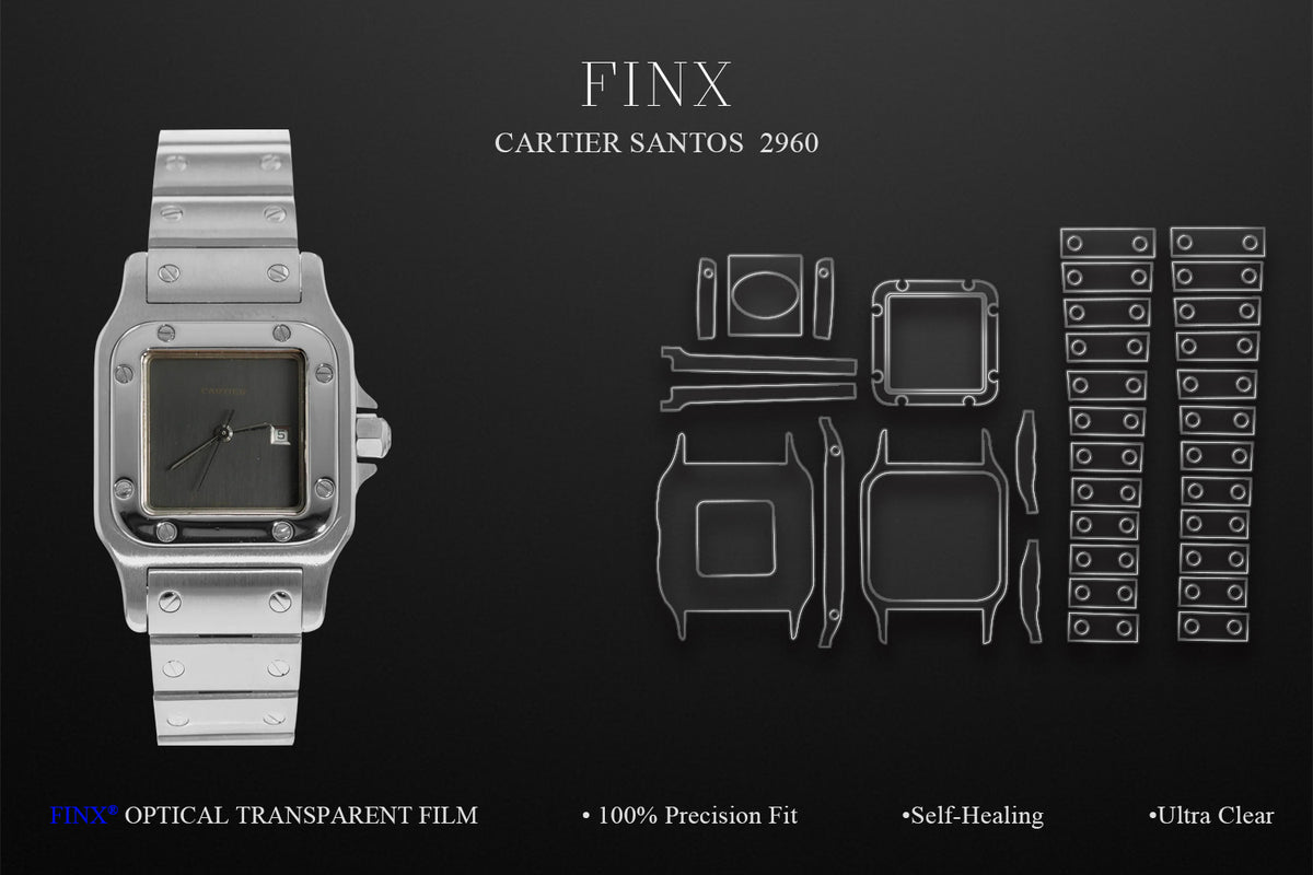 Cartier Santos Carrée 2960  Watch Protection Film
