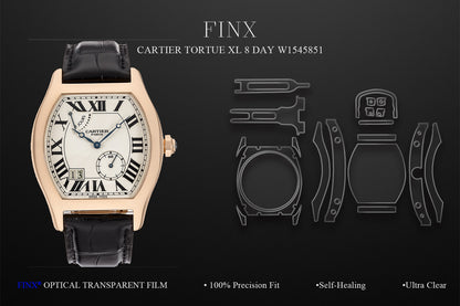 Cartier Tortue XL 8 Day W1545851 Watch Protection Film | FINX