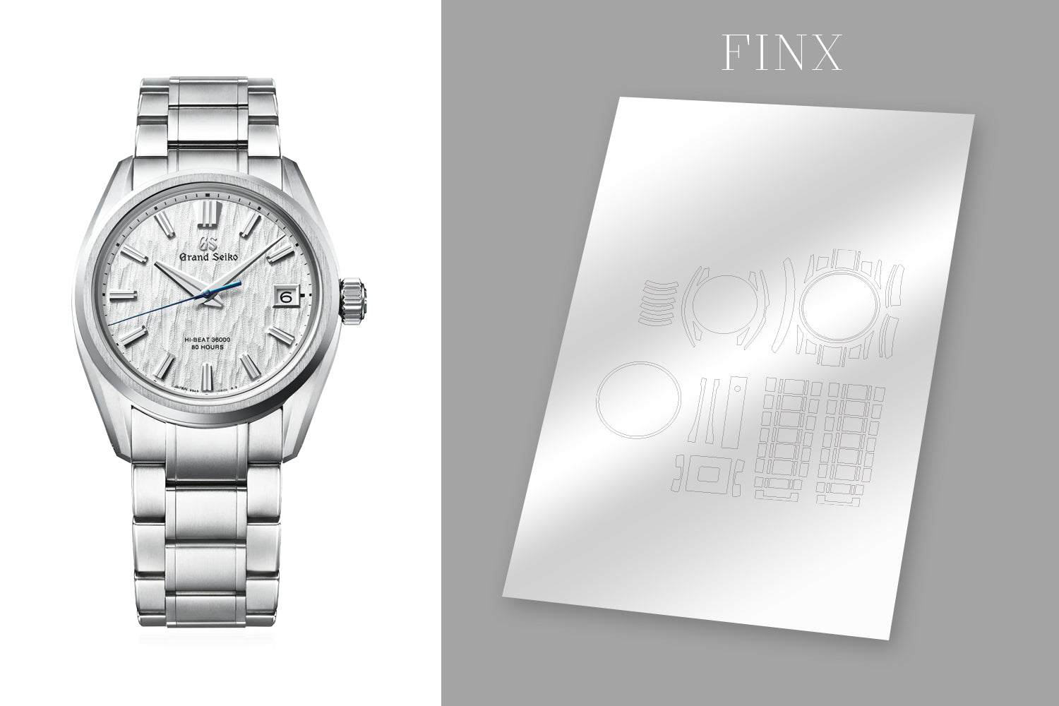 Grand Seiko Evolution 9 SLGH005 Protective Kit – FINX Watch Protection Film