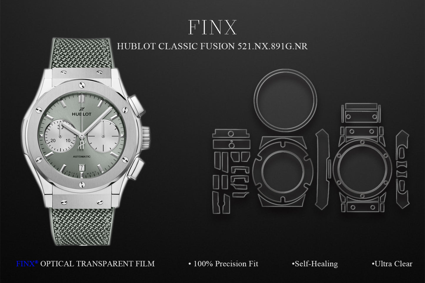 Hublot Classic Fusion 521.NX.891G.NR Watch Protection Film l FINX