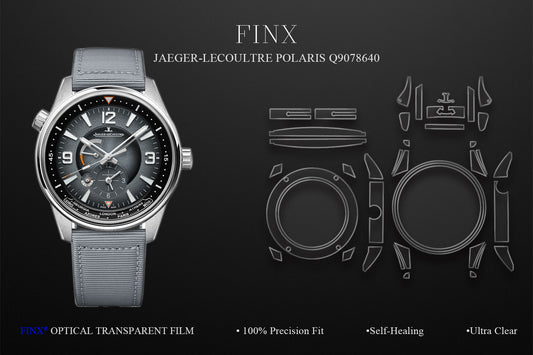 Jaeger-LeCoultre Polaris Geographic Q9078640 watch protection film kit layout by FINX
