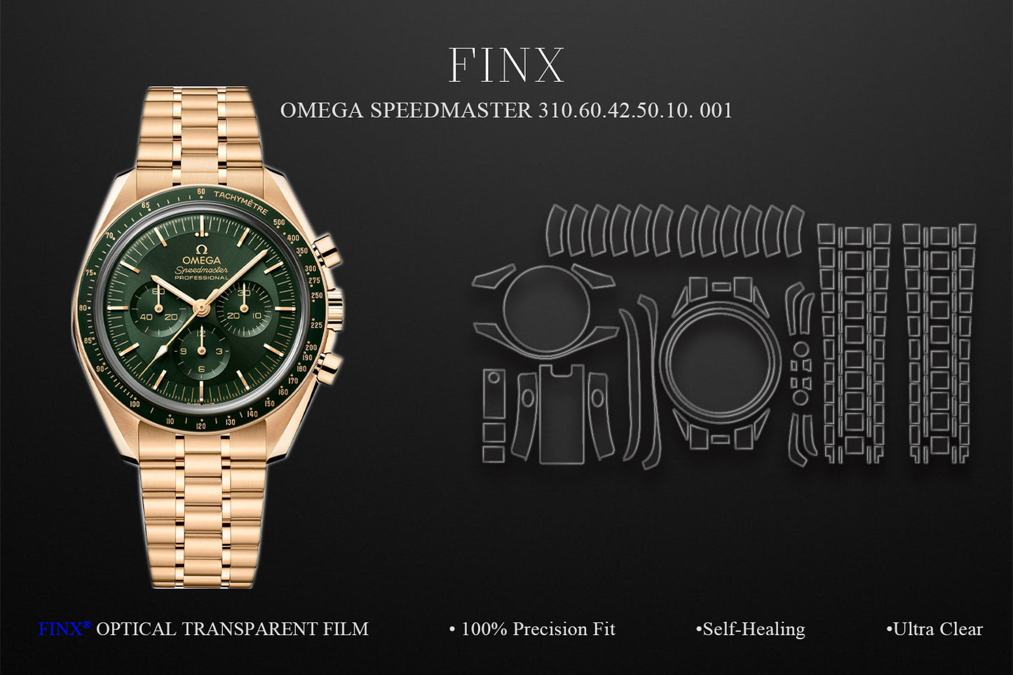 Omega Speedmaster 310.60.42.50.10. 001 Watch Protection Film | FINX