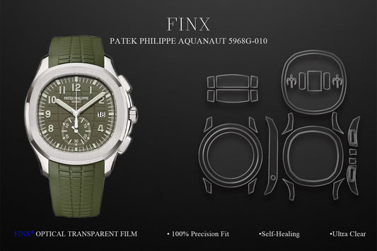 Patek Philippe Aquanaut 5968G-010 Protection Kit protection film by FINX
